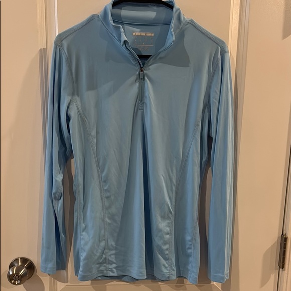 Light Blue Quarter-Zip Pullover - Picture 1 of 4